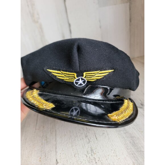 Halloween costume airplane pilots hat accessory prop decor - Picture 3 of 7